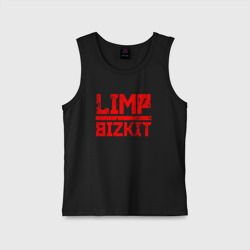 Детская майка хлопок Red logo Limp bizkit