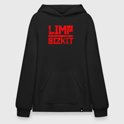 Худи SuperOversize хлопок Red logo Limp bizkit