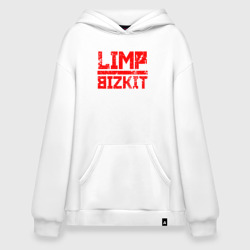 Худи SuperOversize хлопок Red logo Limp bizkit