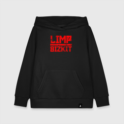 Детская толстовка хлопок Red logo Limp bizkit