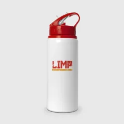 Бутылка для воды с трубочкой Limp Bizkit