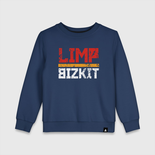 Детский свитшот хлопок Limp Bizkit, цвет темно-синий