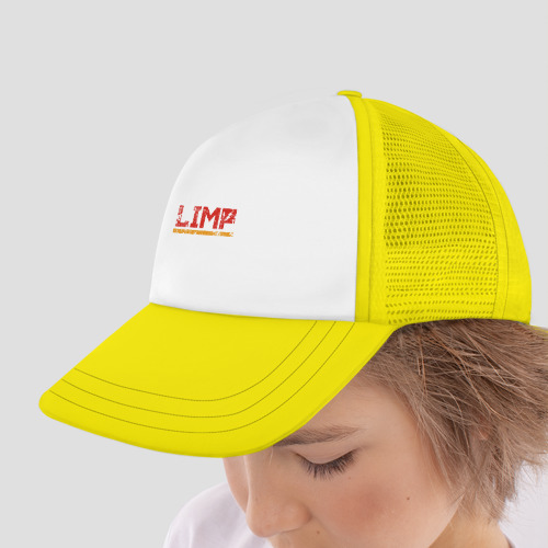 Детская кепка тракер Limp Bizkit, цвет желтый - фото 4
