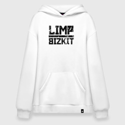 Худи SuperOversize хлопок Limp Bizkit black big logo