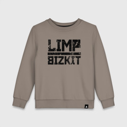 Детский свитшот хлопок Limp Bizkit black big logo