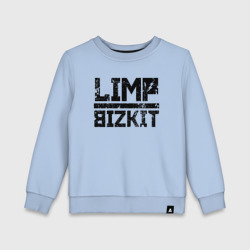 Детский свитшот хлопок Limp Bizkit black big logo