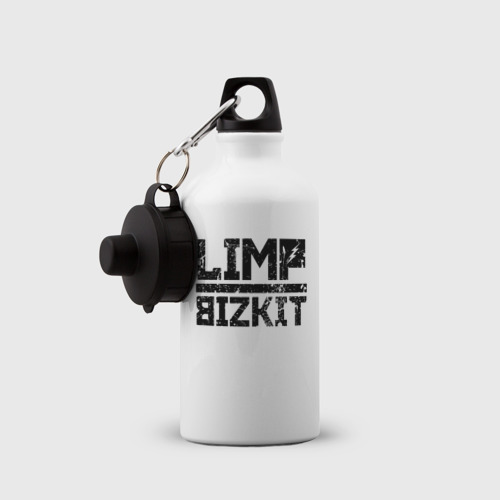 Бутылка спортивная Limp Bizkit black big logo - фото 3