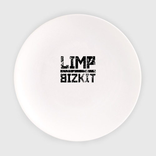 Тарелка Limp Bizkit black big logo