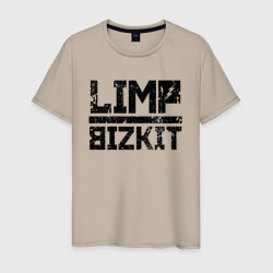 Limp Bizkit black big logo – Футболка из хлопка с принтом купить со скидкой в -20%