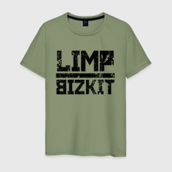 Мужская футболка хлопок Limp Bizkit black big logo