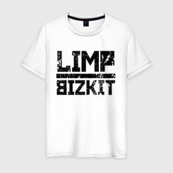 Мужская футболка хлопок Limp Bizkit black big logo