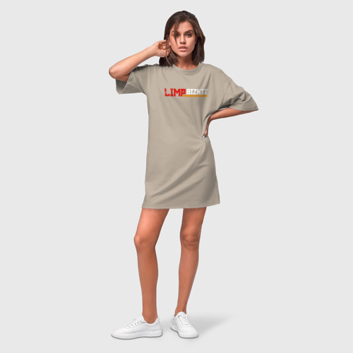 Платье-футболка хлопок Limp Bizkit logo - фото 3