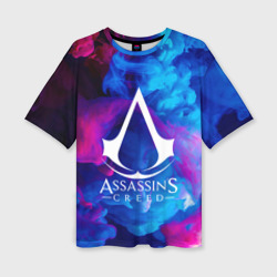 Женская футболка oversize 3D Assassin`S Creed Ассассинс Крид