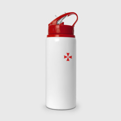 Бутылка для воды с трубочкой Umbrella Corp