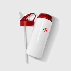 Бутылка для воды с трубочкой Umbrella Corp - фото 2