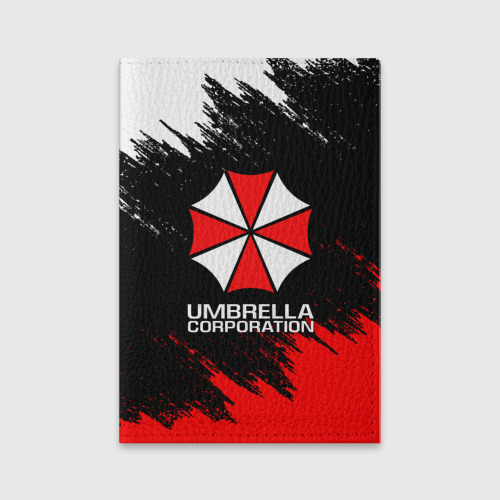 Обложка для паспорта матовая кожа Umbrella Corp, цвет зеленый