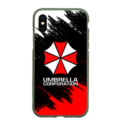 Чехол для iPhone XS Max матовый Umbrella Corp