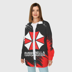 Женская рубашка oversize 3D Umbrella Corp - фото 2