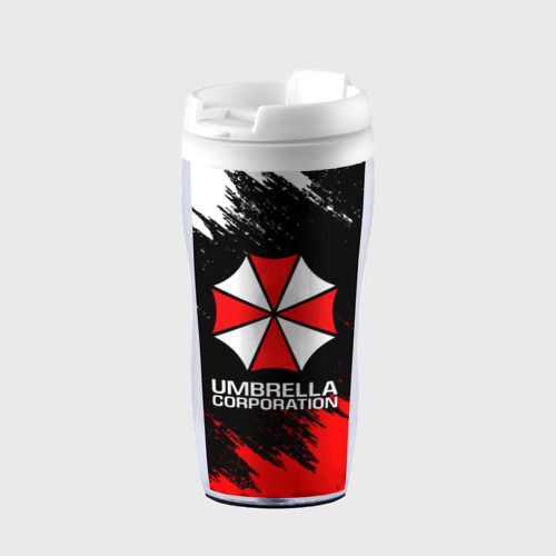 Термокружка-непроливайка Umbrella Corp, цвет белый