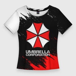 Женская футболка 3D Slim Umbrella Corp