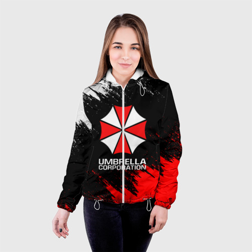 Женская куртка 3D Umbrella Corp, цвет белый - фото 3