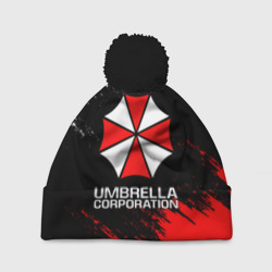 Шапка 3D c помпоном Umbrella Corp