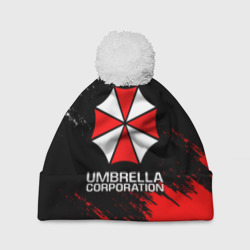 Шапка 3D c помпоном Umbrella Corp