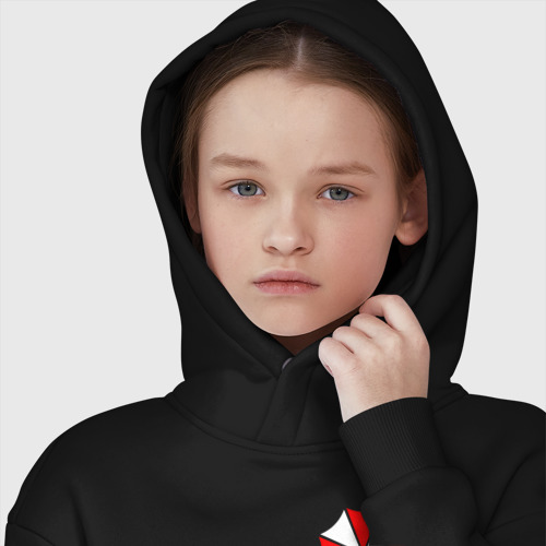 Детское худи Oversize хлопок Umbrella Corp Амбрелла Корп+спина - фото 6