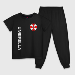 Детская пижама хлопок Umbrella Corp Амбрелла Корп+спина