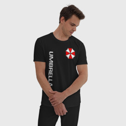 Мужская пижама хлопок Umbrella Corp Амбрелла Корп+спина - фото 2