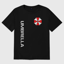 Мужская футболка хлопок Oversize Umbrella Corp Амбрелла Корп+спина
