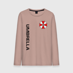 Мужской лонгслив хлопок Umbrella Corp+спина