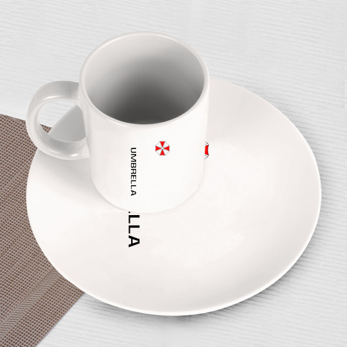 Набор: тарелка + кружка Umbrella Corp+спина - фото 3