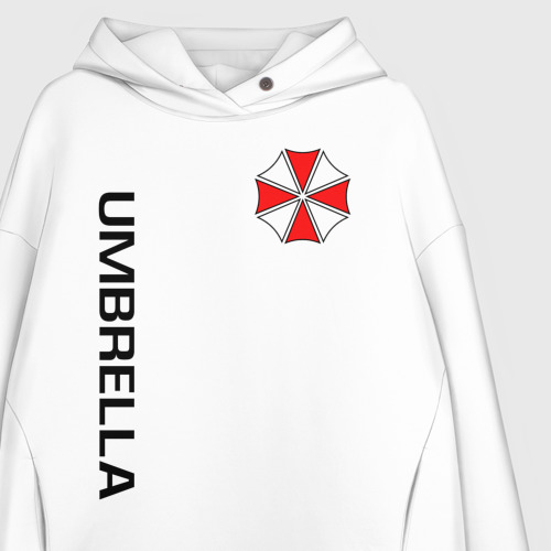 Женское худи Oversize хлопок Umbrella Corp+спина - фото 3