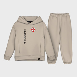 Детский костюм хлопок Oversize Umbrella Corp+спина