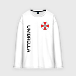 Мужской лонгслив oversize хлопок Umbrella Corp+спина