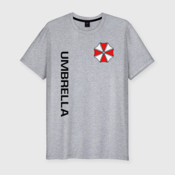 Мужская футболка хлопок Slim Umbrella Corp+спина