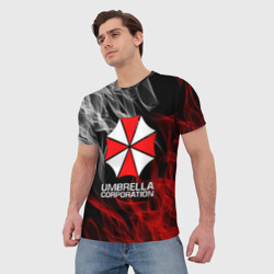 Мужская футболка 3D Umbrella Corp - фото 2