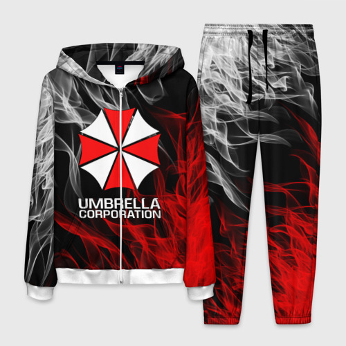 Мужской костюм 3D Umbrella Corp, цвет белый