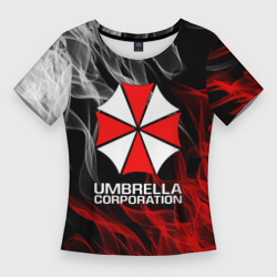 Женская футболка 3D Slim Umbrella Corp