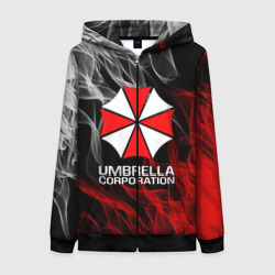 Женская толстовка 3D на молнии Umbrella Corp