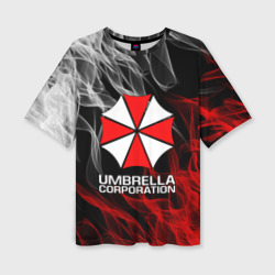 Женская футболка oversize 3D Umbrella Corp