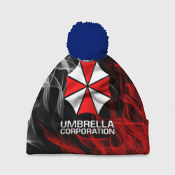 Шапка 3D c помпоном Umbrella Corp