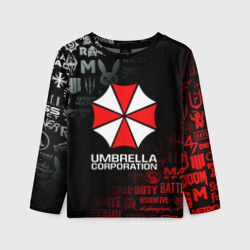 Детский лонгслив 3D Resident evil Umbrella Corp