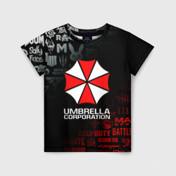Детская футболка 3D Resident evil Umbrella Corp