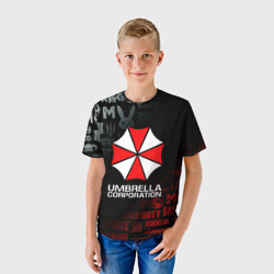 Детская футболка 3D Resident evil Umbrella Corp - фото 2