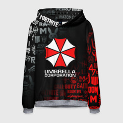 Мужская толстовка 3D Resident evil Umbrella Corp