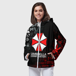 Женская ветровка 3D Resident evil Umbrella Corp - фото 2