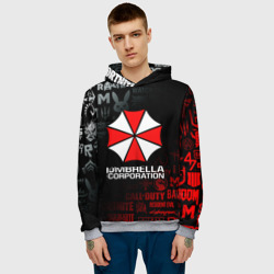 Мужская толстовка 3D Resident evil Umbrella Corp - фото 2