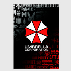 Скетчбук Resident evil Umbrella Corp